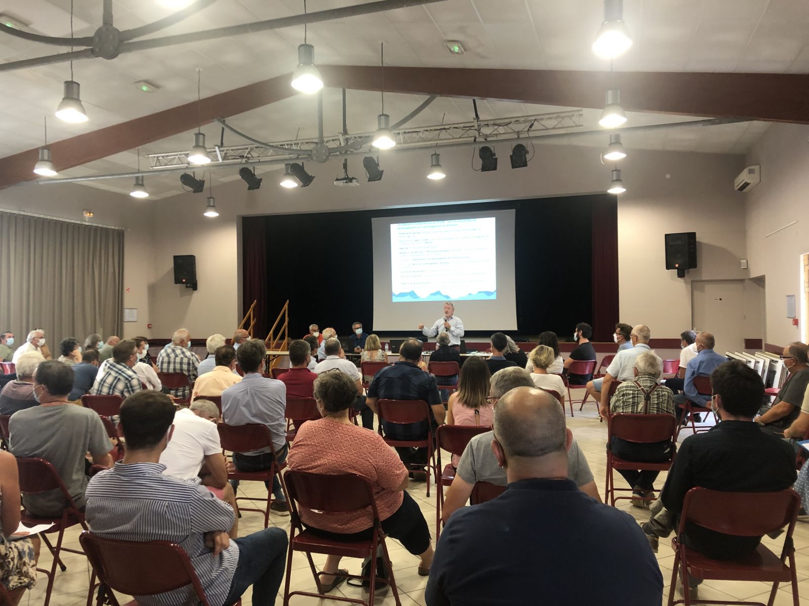 Présentation du projet de PADD à Cérons le 8 septembre 2021
